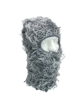 Access FUZZY BALACLAVA FACE MASK (GREY/WHITE)