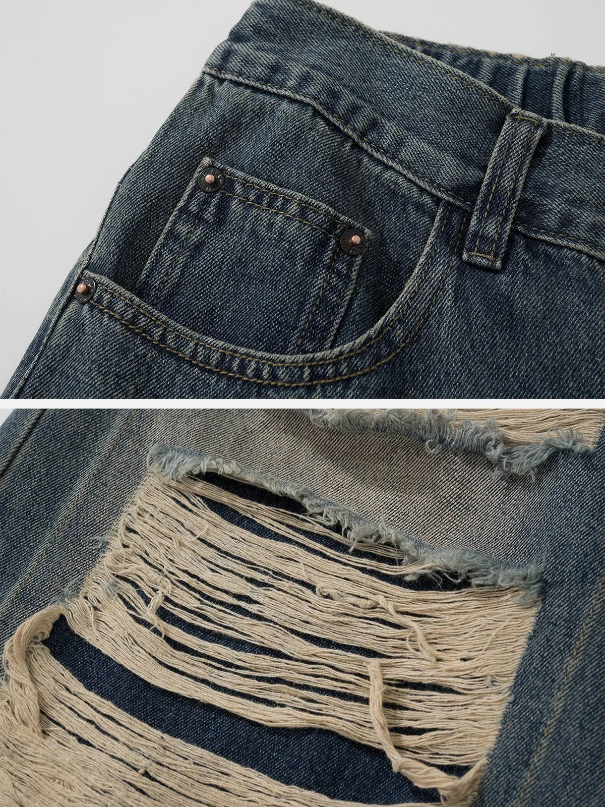 AlanBalen® - Distressed Design Jeans