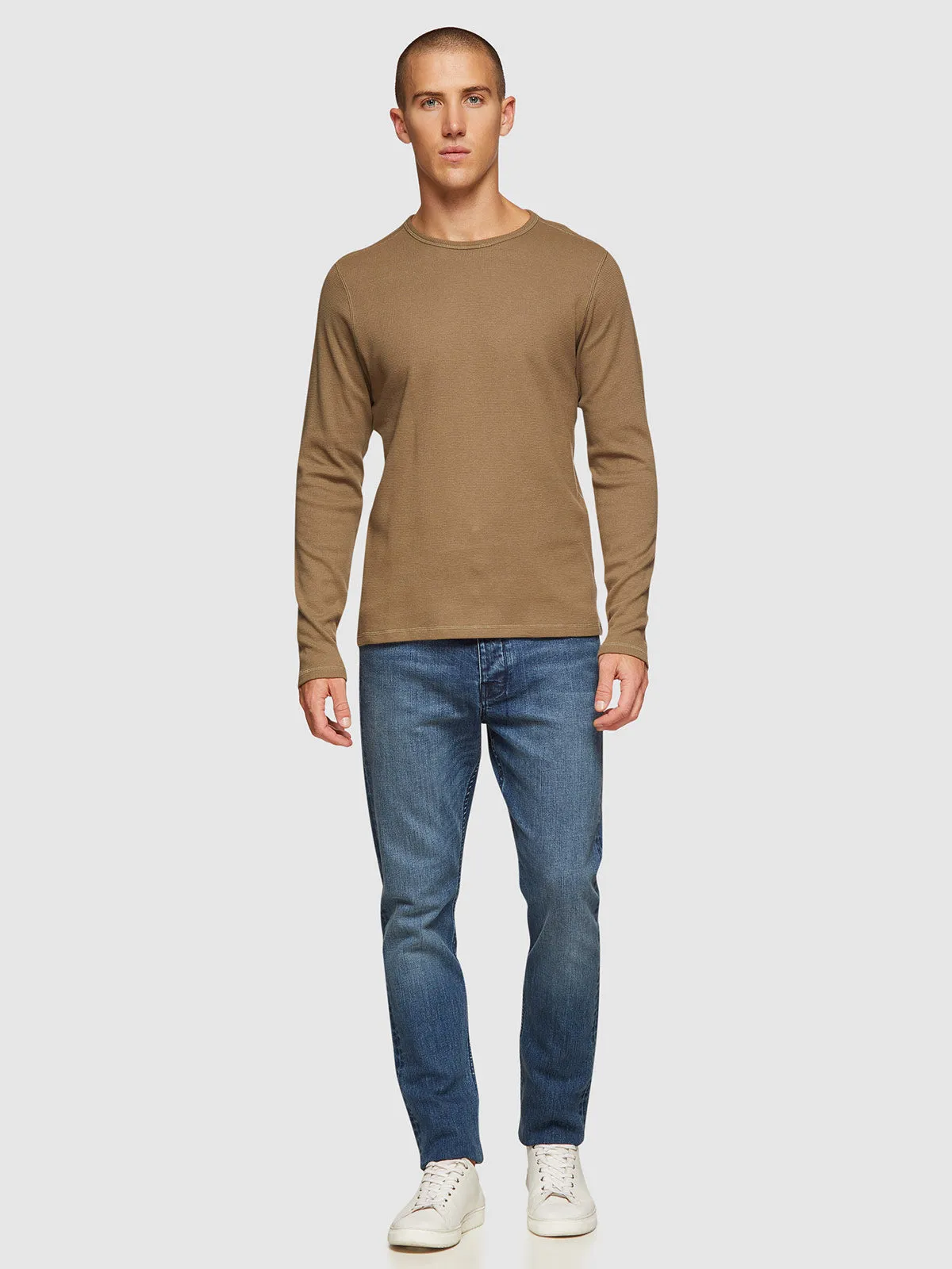 Albert Waffle Long Sleeve T-Shirt