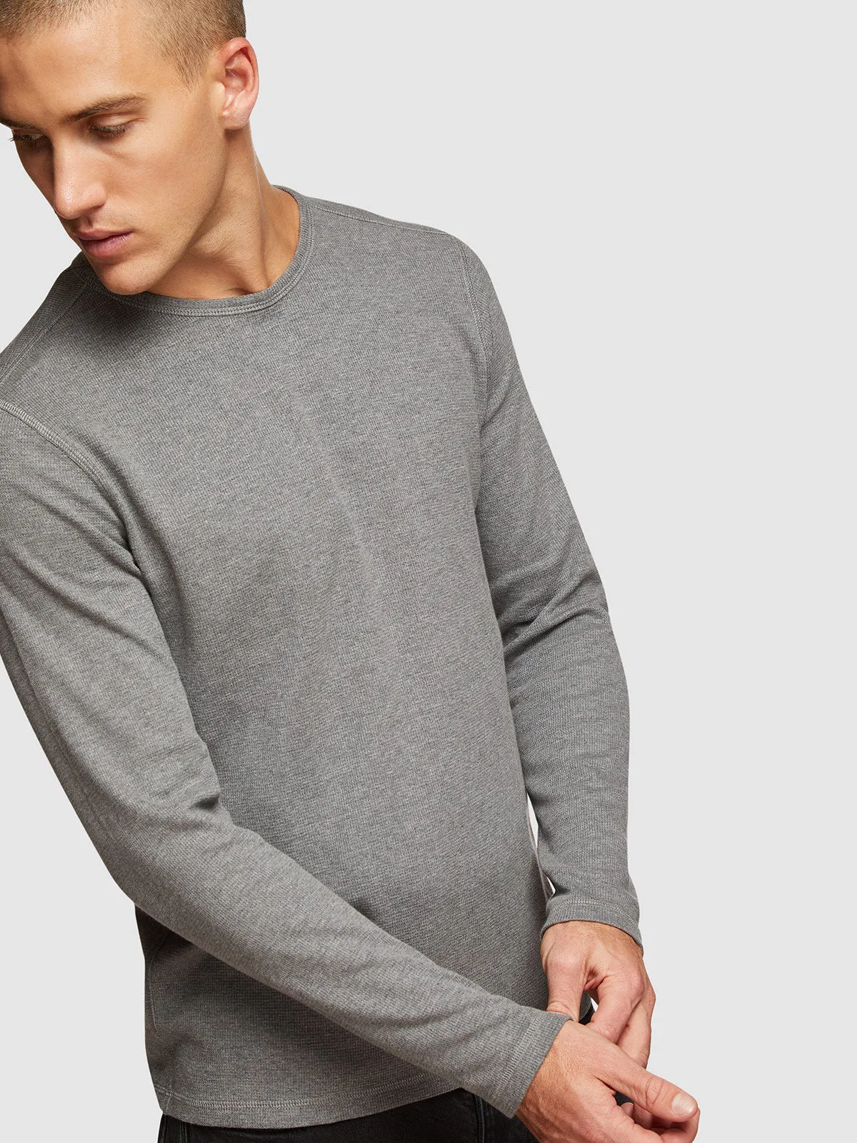 Albert Waffle Long Sleeve T-Shirt