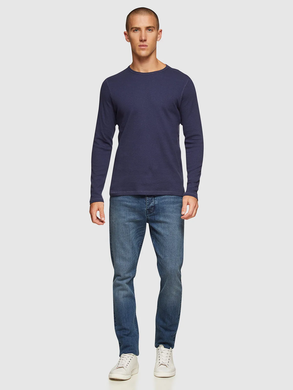Albert Waffle Long Sleeve T-Shirt