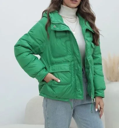 Alina | Elegant Thick Quilted Jacket for Women – Stylish Winter Jacket, Warm & Cozy