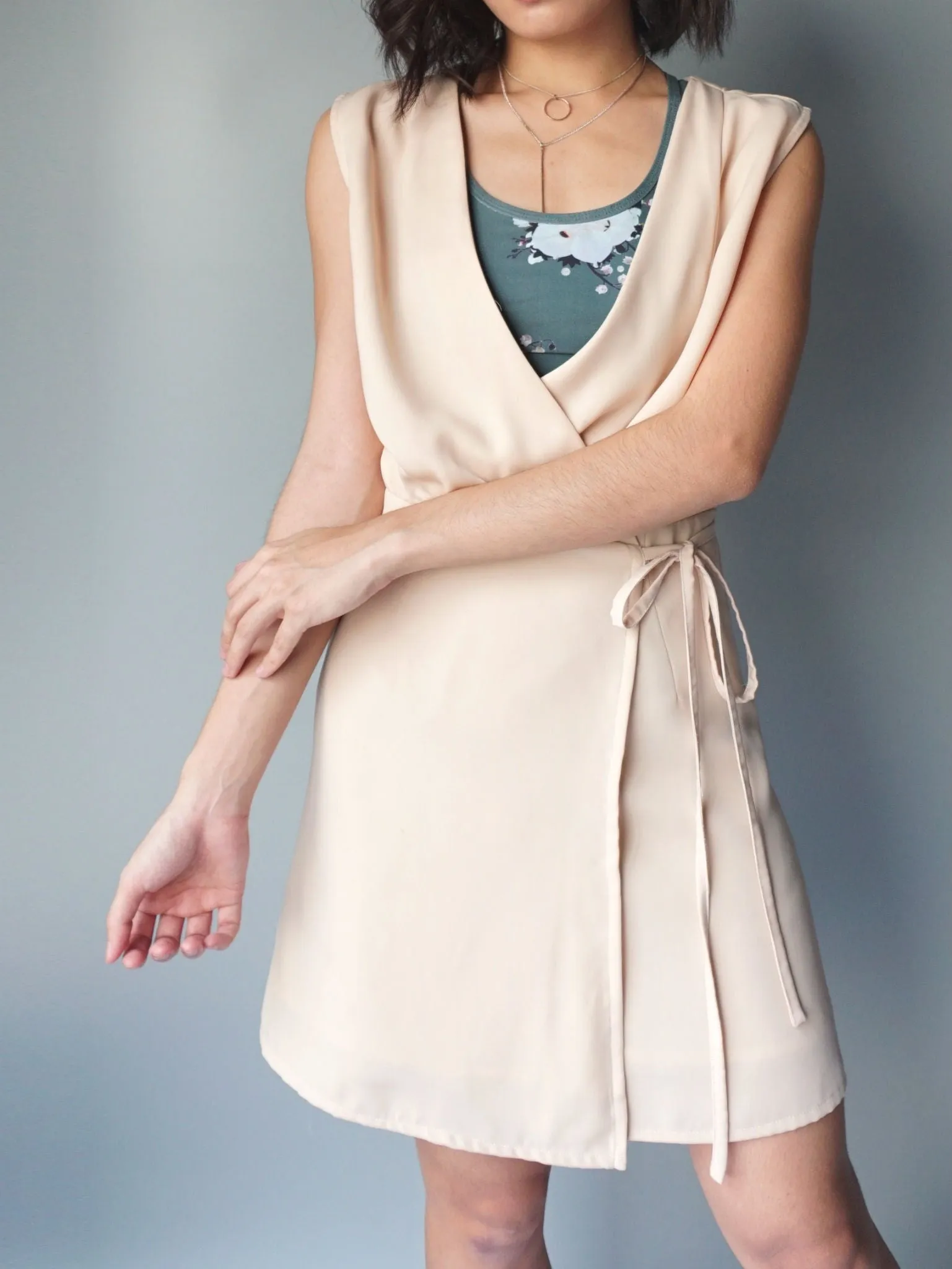 Almond Wrap Dress
