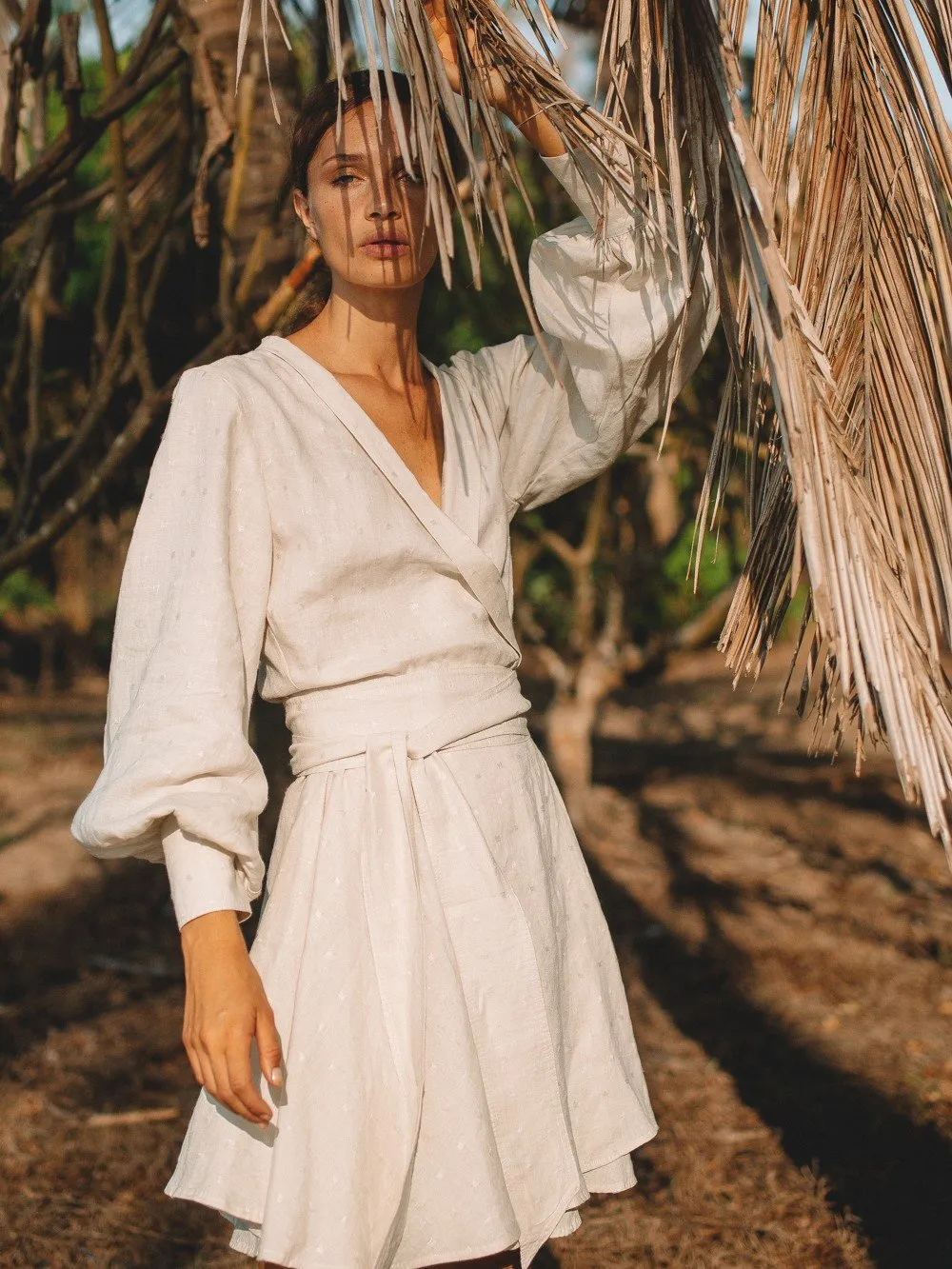 Andreea Linen Dress