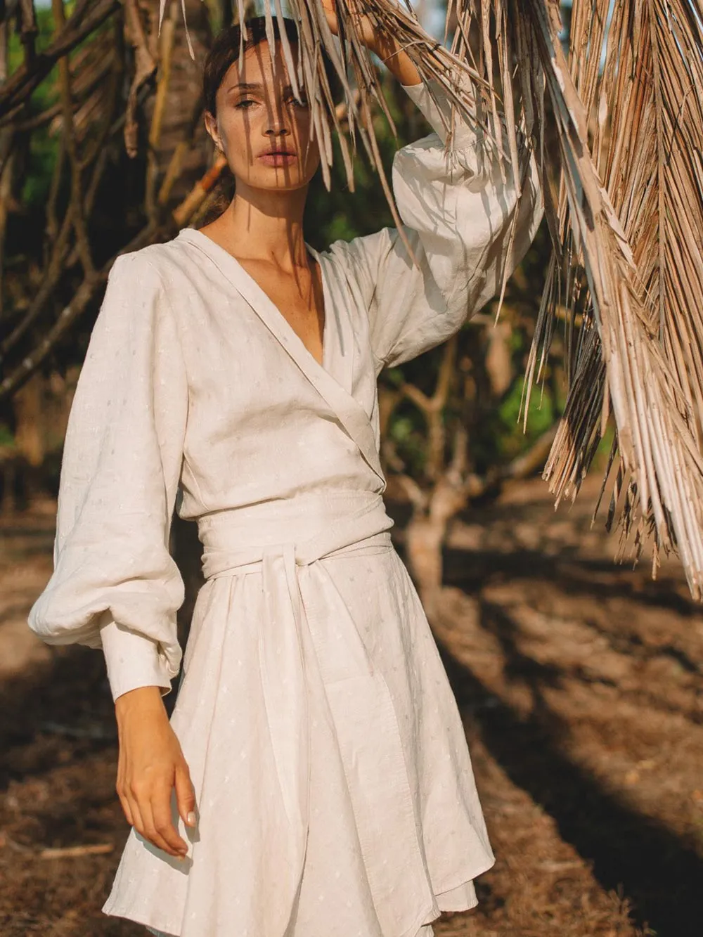 Andreea Linen Dress