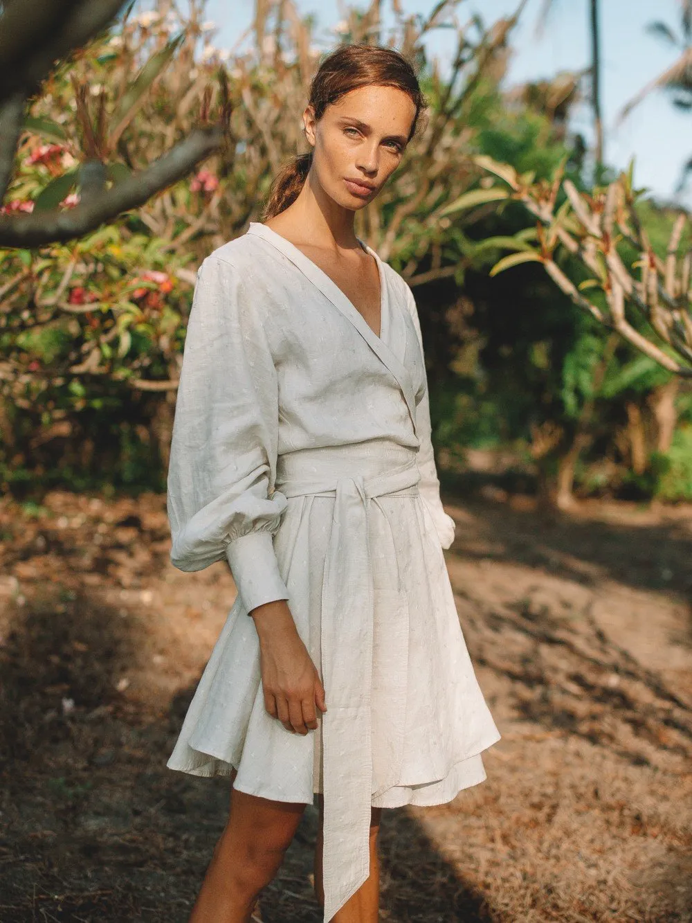Andreea Linen Dress