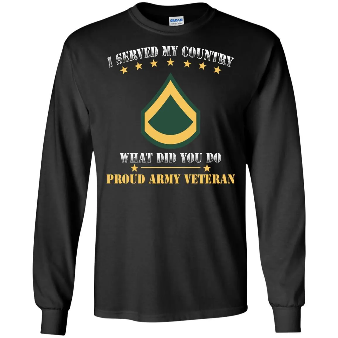 Army E-3 PFC E3 Private First Class Ranks Men Front T Shirt - Proud US Army Veteran