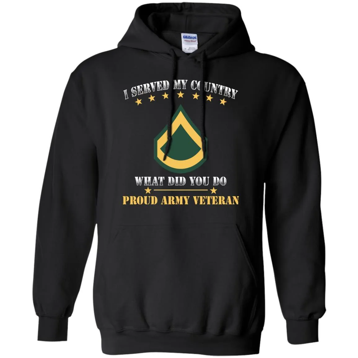 Army E-3 PFC E3 Private First Class Ranks Men Front T Shirt - Proud US Army Veteran