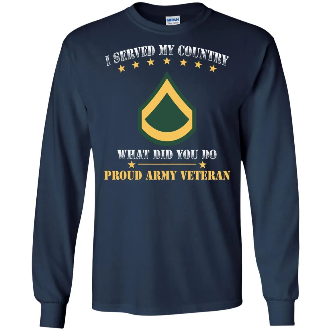 Army E-3 PFC E3 Private First Class Ranks Men Front T Shirt - Proud US Army Veteran