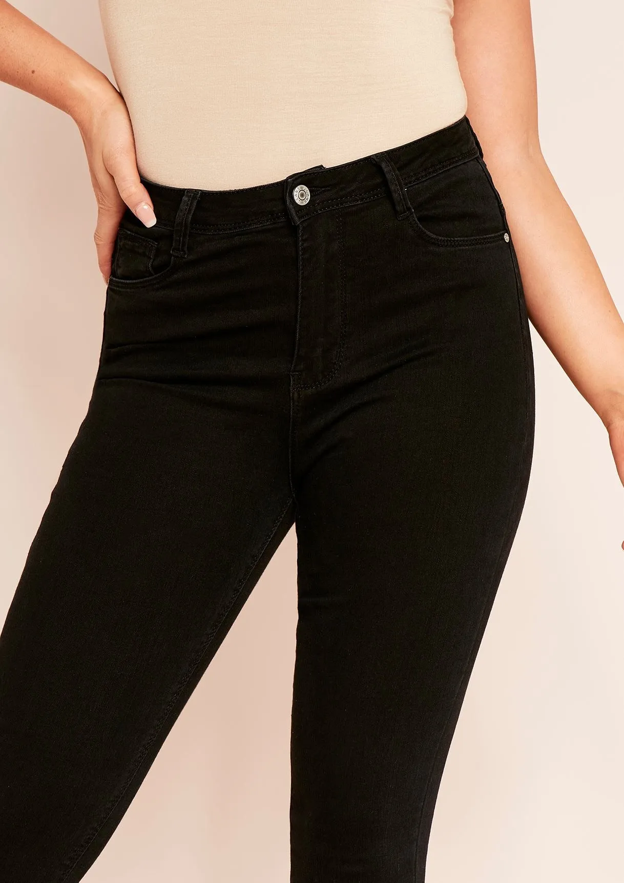 Arna Denim 5 Pocket Black Wash Skinny Jeans