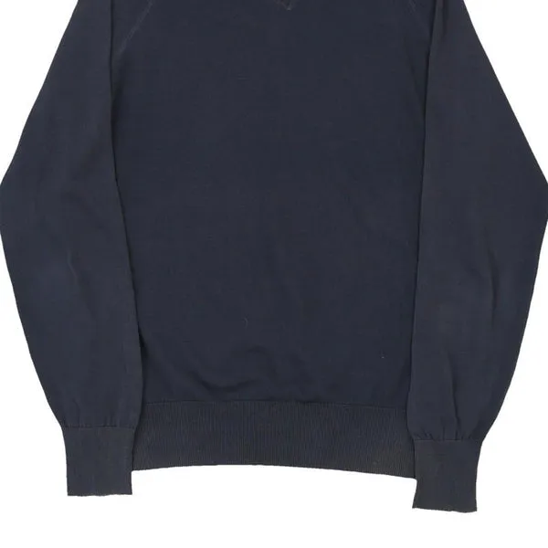 Aspesi Jumper - Small Navy Cotton Blend