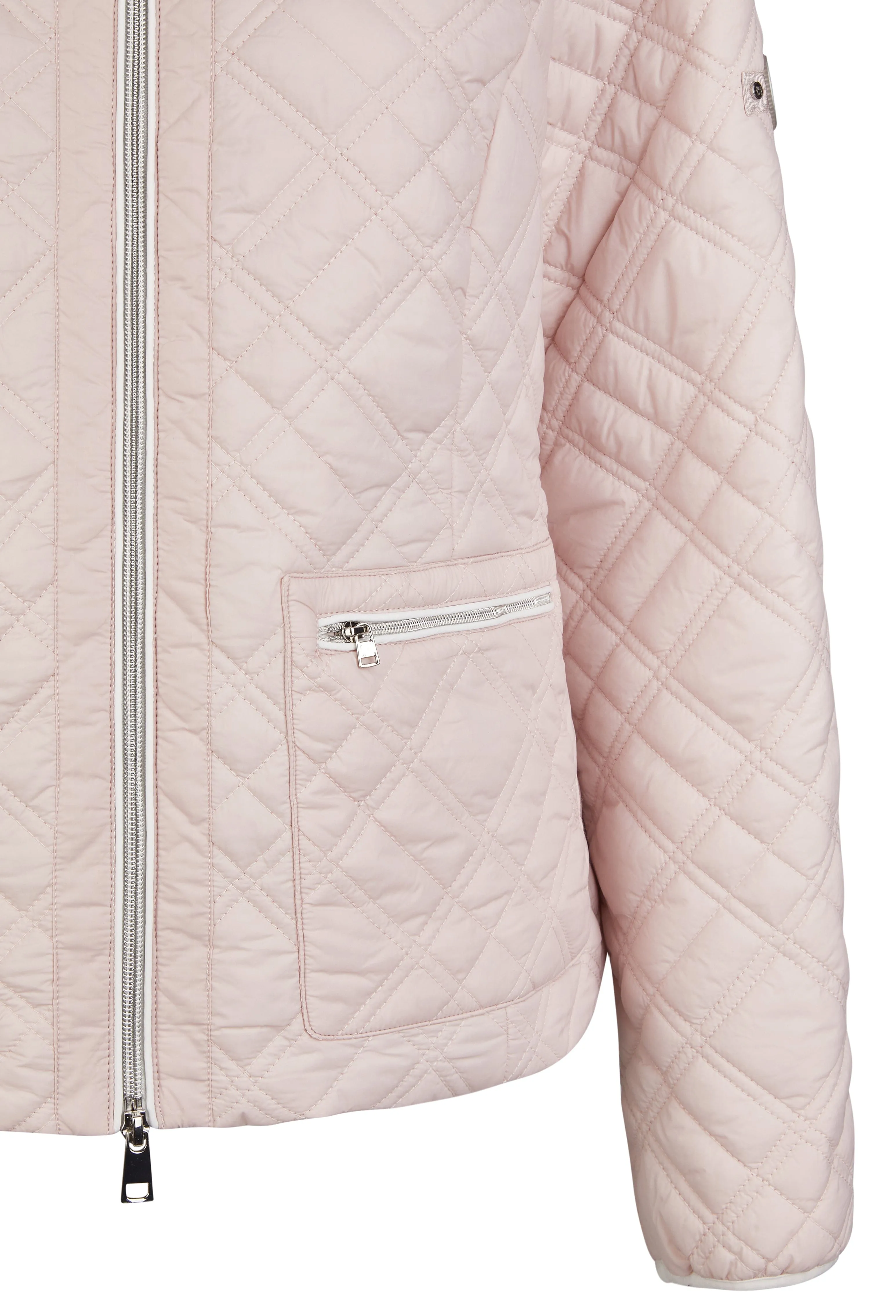 Barbara Lebek Quilted Contrast Zip Jacket