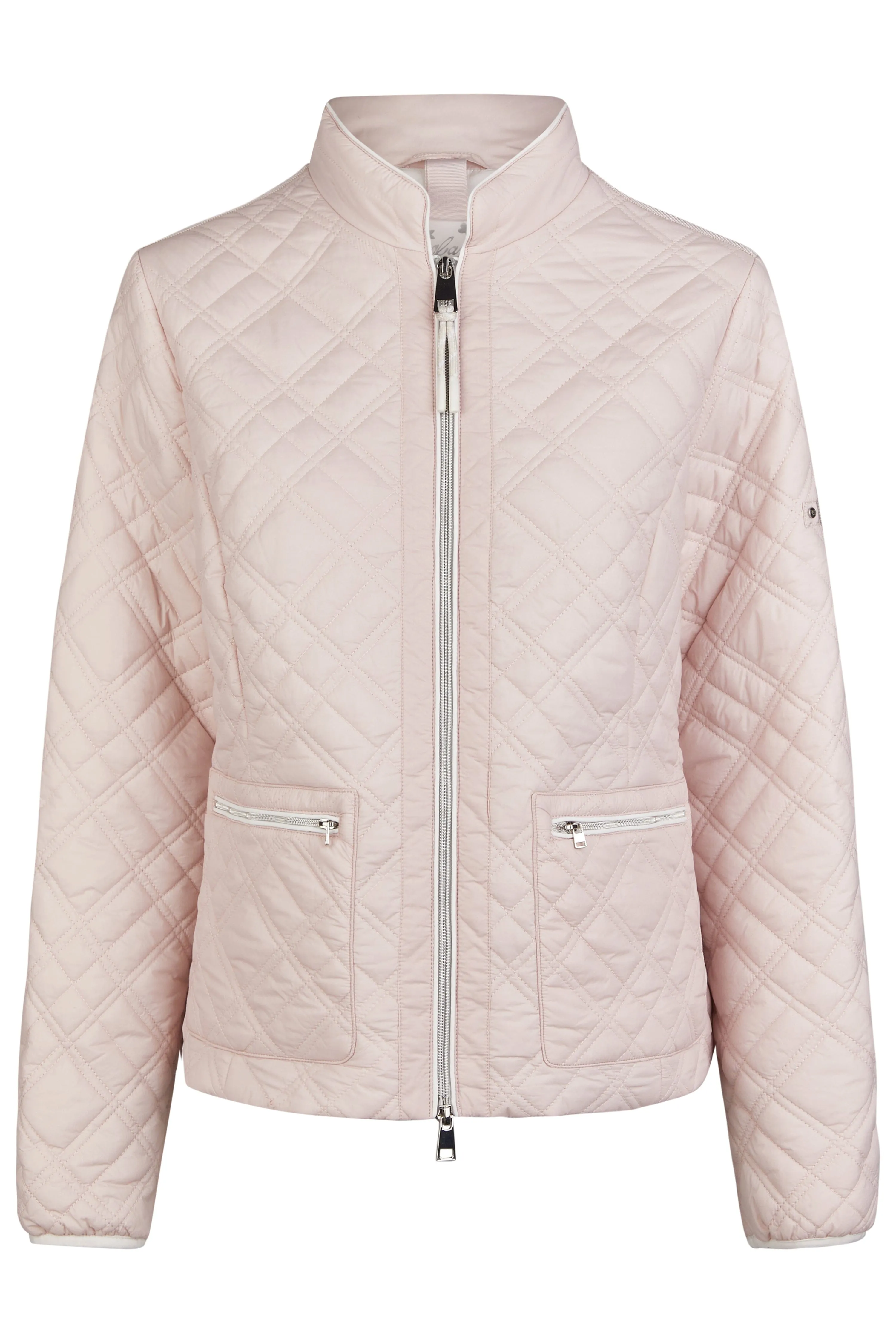 Barbara Lebek Quilted Contrast Zip Jacket
