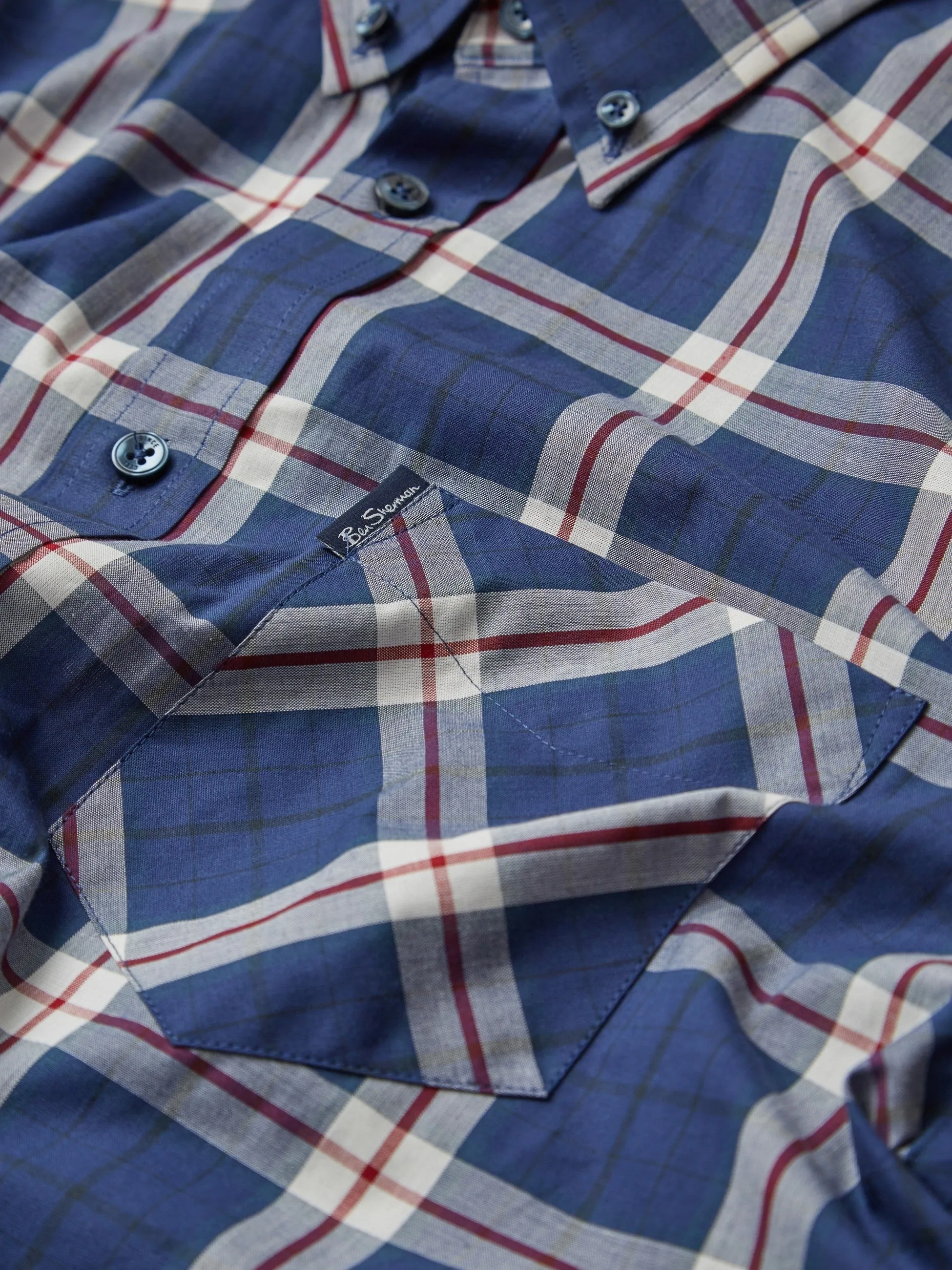 Ben Sherman Classic Check Shirt - Royal