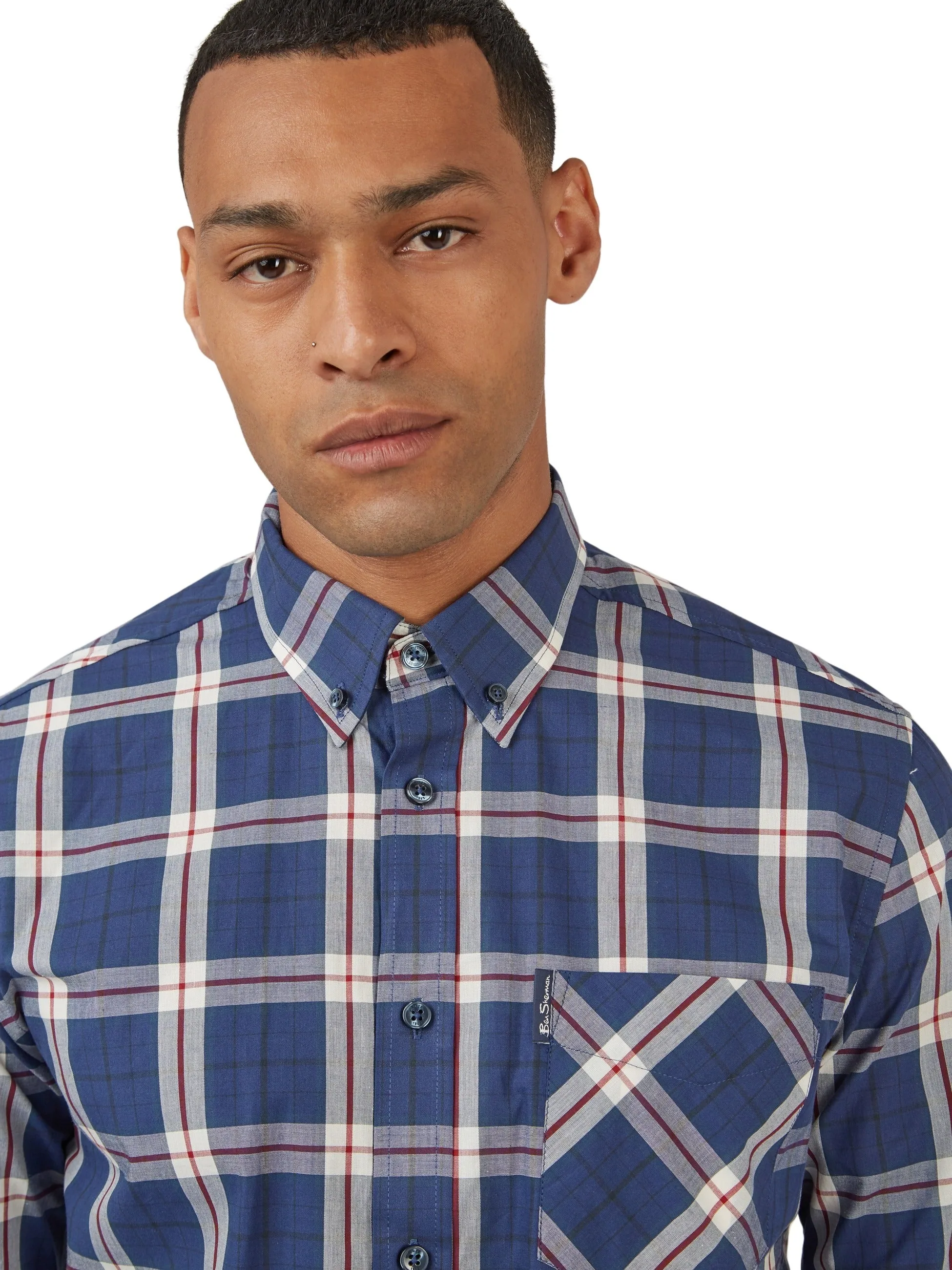 Ben Sherman Classic Check Shirt - Royal