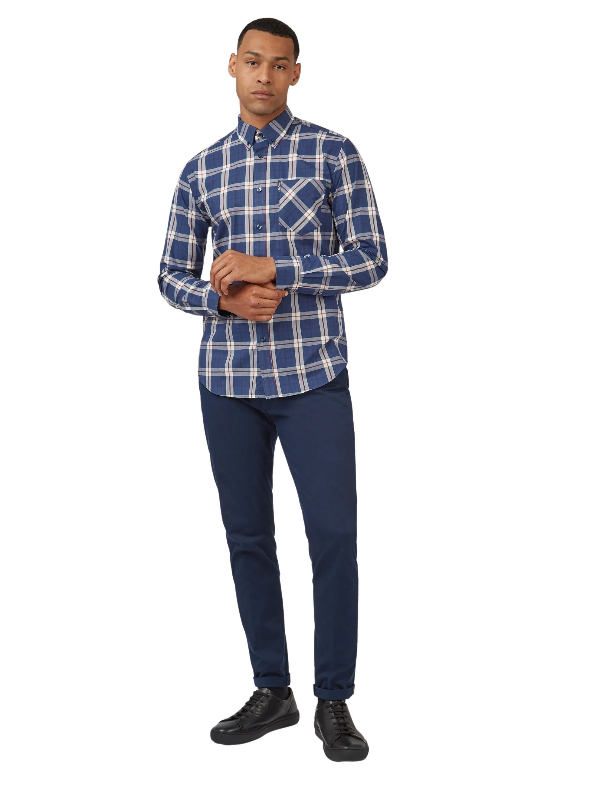 Ben Sherman Classic Check Shirt - Royal