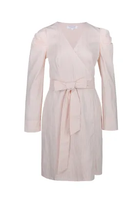 Bianca Mini Wrap Dress- Cream