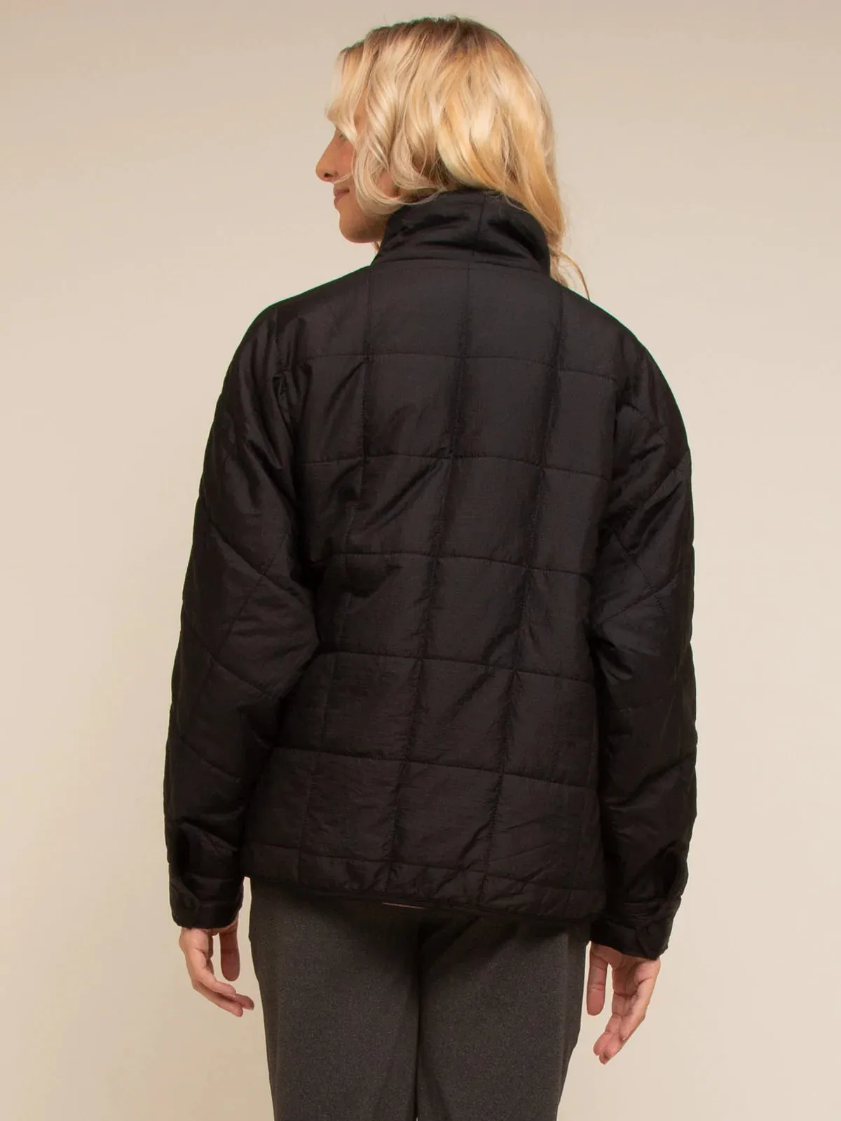 Black Quilted Jacket