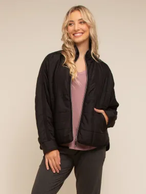Black Quilted Jacket