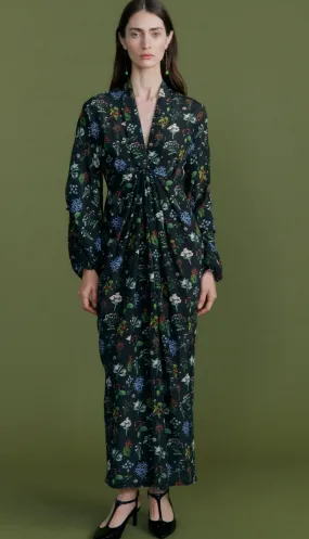 Botanical Wrap Dress