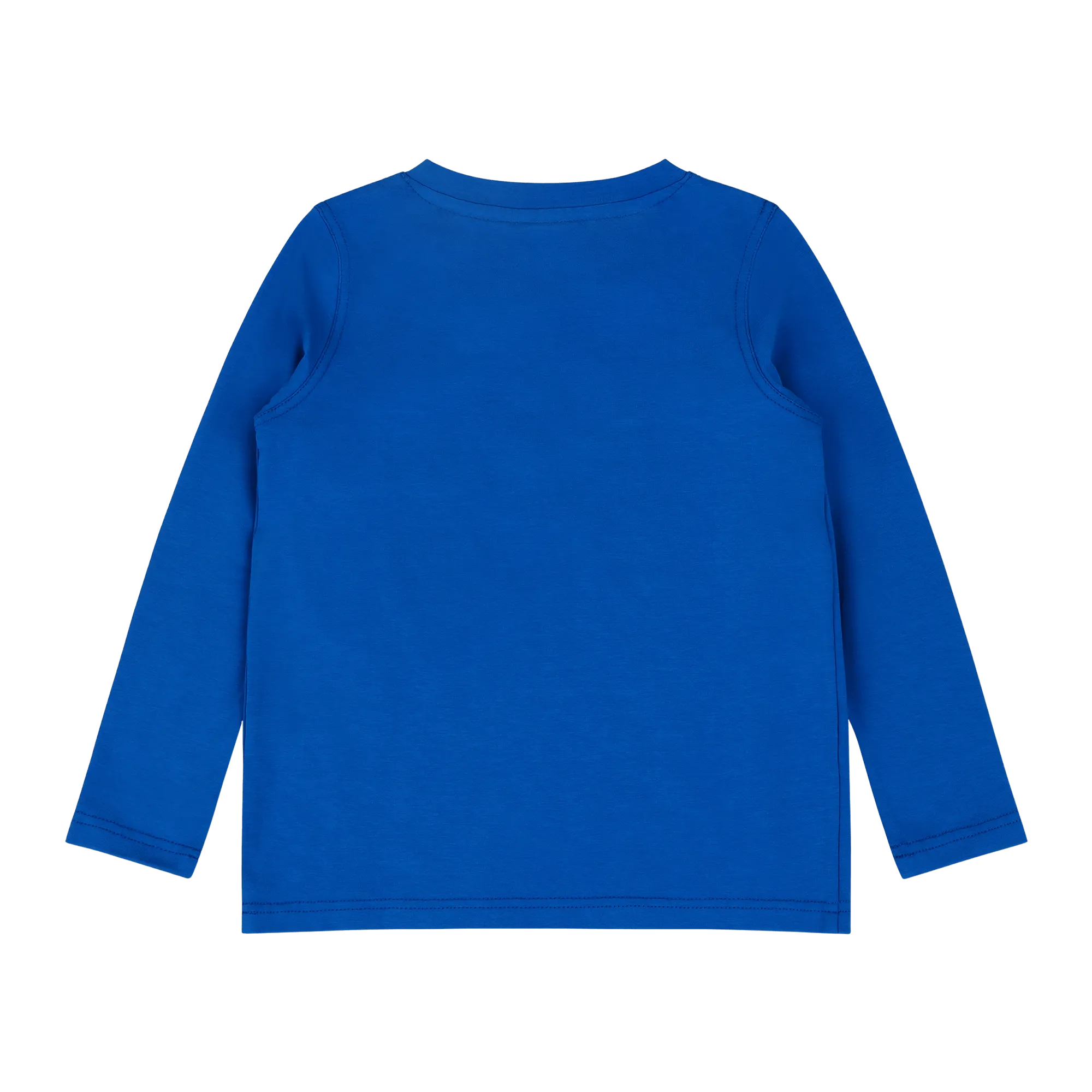 Boys Pocket Long-Sleeve Henley Shirt - Blue | Multicultural Kids Clothing