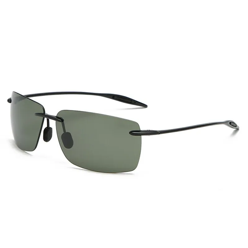Brightzone Men's Sunglasses Rimless Ultra-light TR90