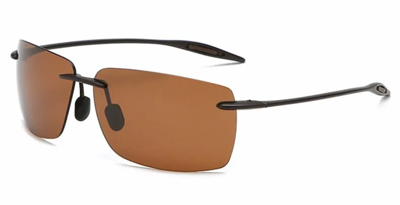 Brightzone Men's Sunglasses Rimless Ultra-light TR90