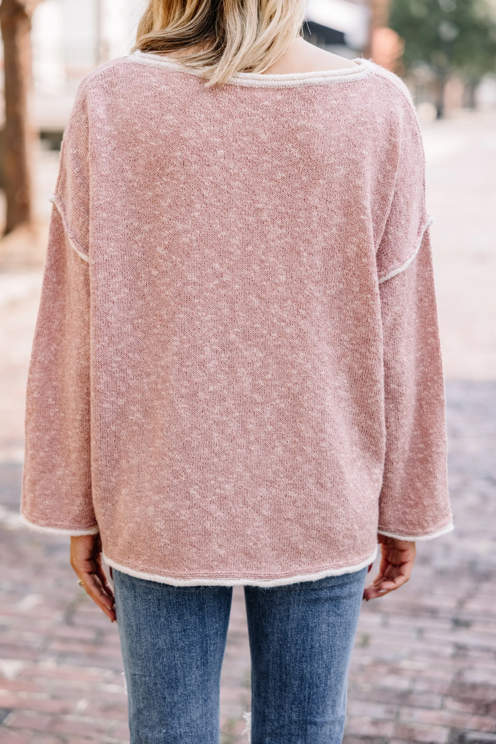 Couldn't Be Any Better Marsala Orange Sweater