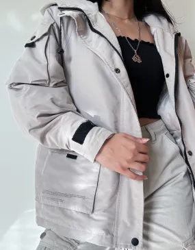 Cream Puffer Jacket