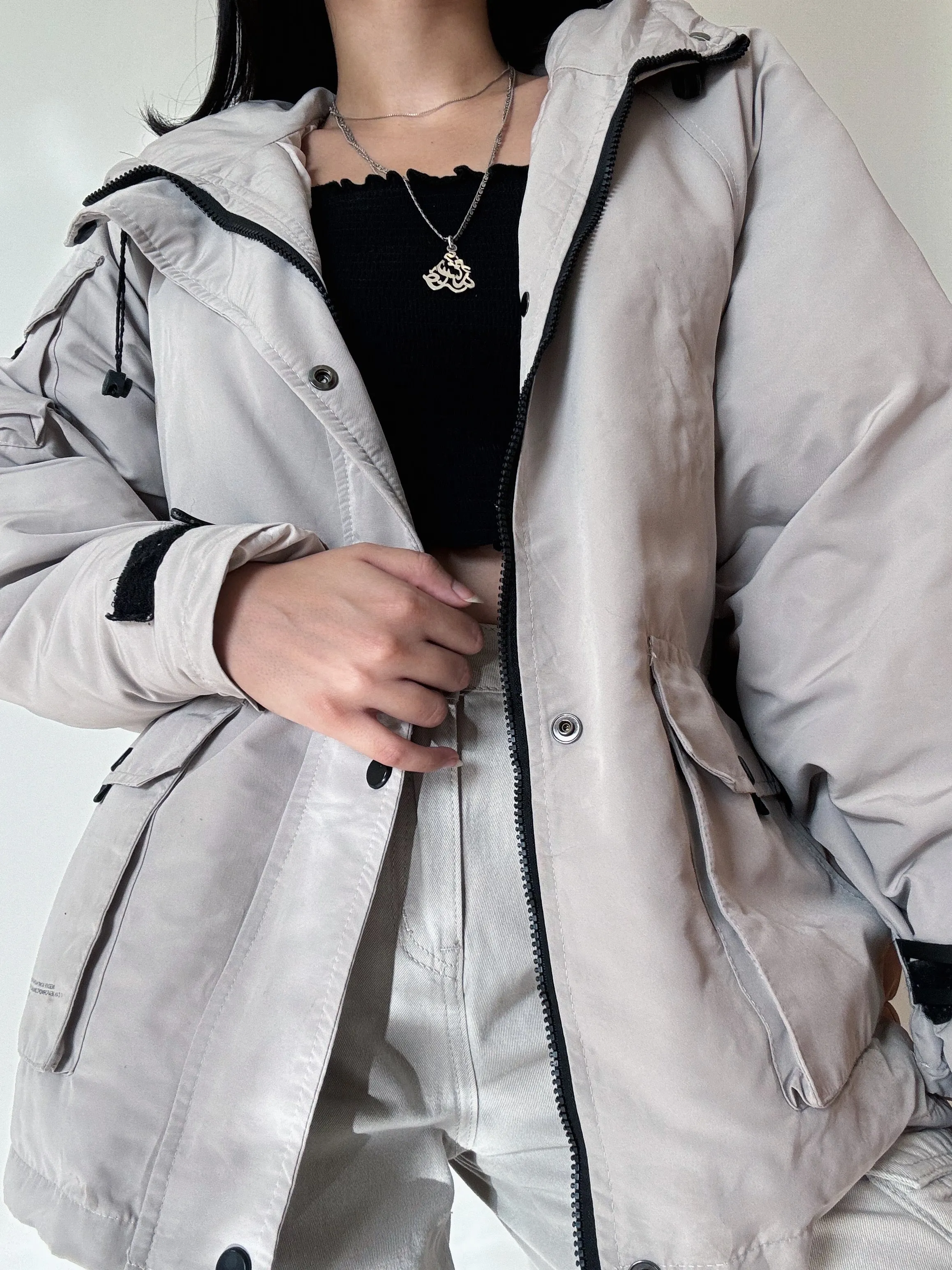 Cream Puffer Jacket