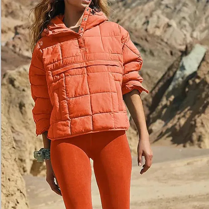 Dames Pure Comfort Quilted Pullover Puffer