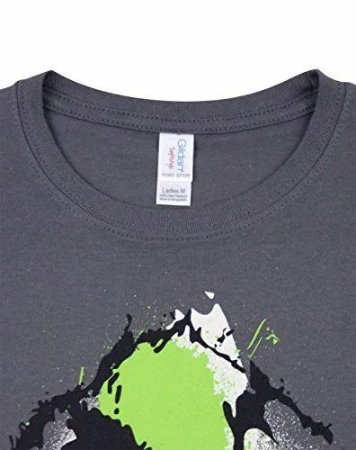 DC Comics Batman Womens Grey Short Sleeved T-Shirt