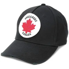 DSQUARED2 Logo Patch Cap Black