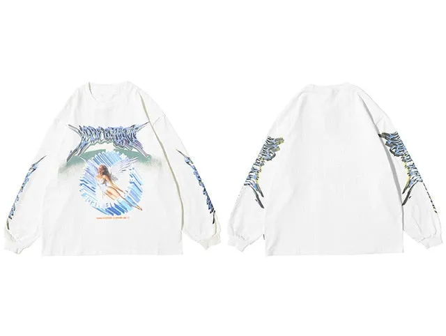 Extreme Aesthetic Angelic Long Sleeve Tee