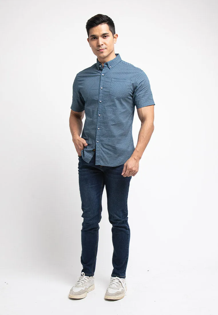 Forest Elastic Waist Stretchable Slim Fit Jeans Men Denim Jeans | Seluar Jeans Lelaki Slim Fit - 610203