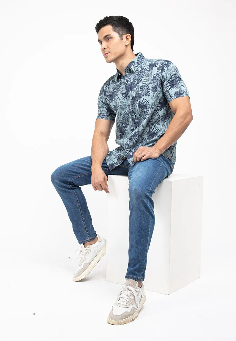 Forest Elastic Waist Stretchable Slim Fit Jeans Men Denim Jeans | Seluar Jeans Lelaki Slim Fit - 610203