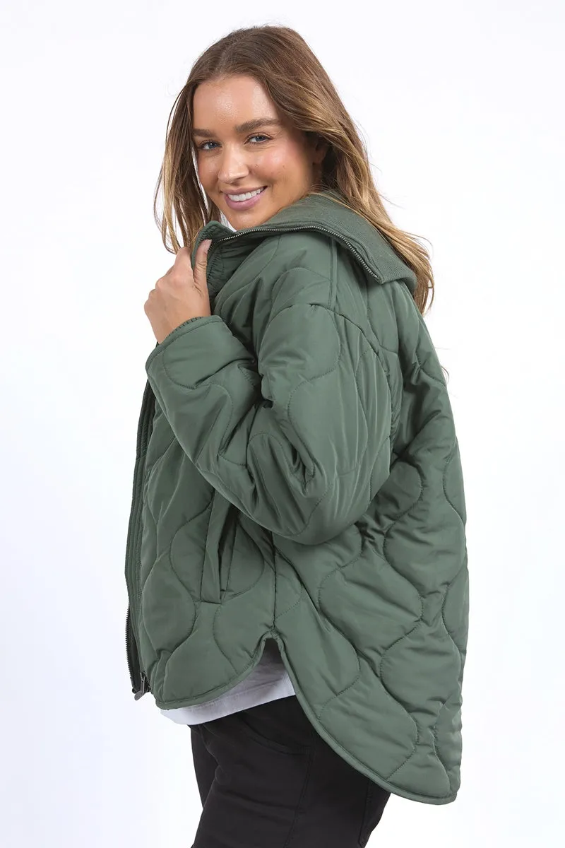 Foxwood - Mellow Quilted Jacket - Khaki