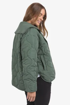 Foxwood - Mellow Quilted Jacket - Khaki