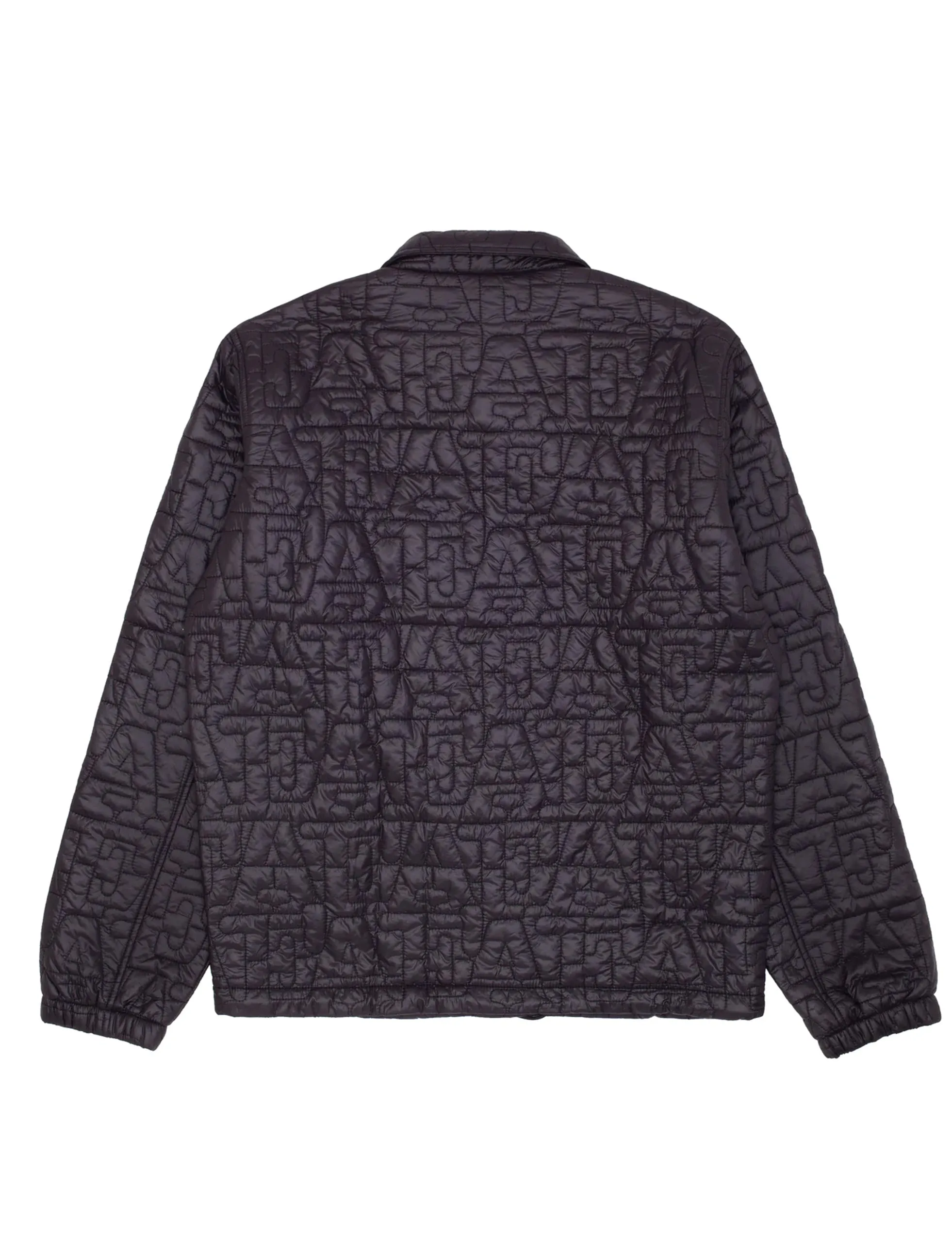 FUCKING AWESOME Quilted Coached Jacket Black