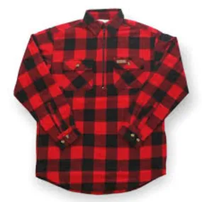Hickory Shirt Co Buffalo Plaid Flannel 1/4 shirt - available in Red, Green, Blue