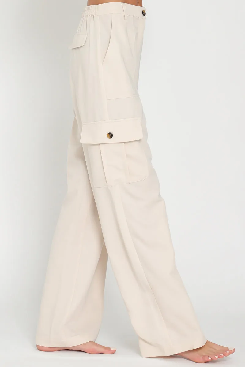 High Waisted Cargo Pants