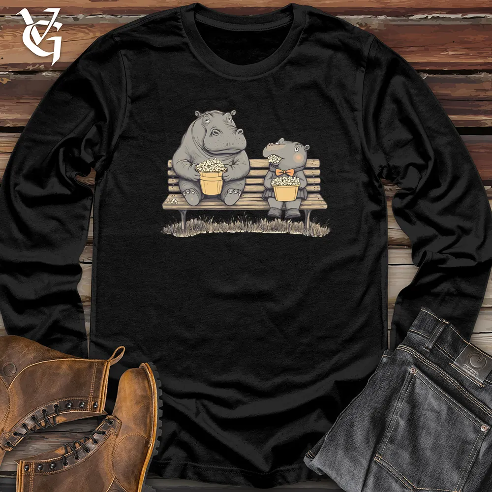 Hippo Popcorn Party Long Sleeve