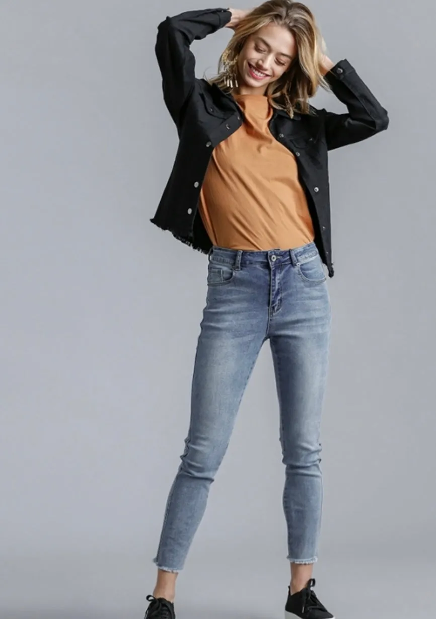Jubilee Raw Hem Skinny Jean