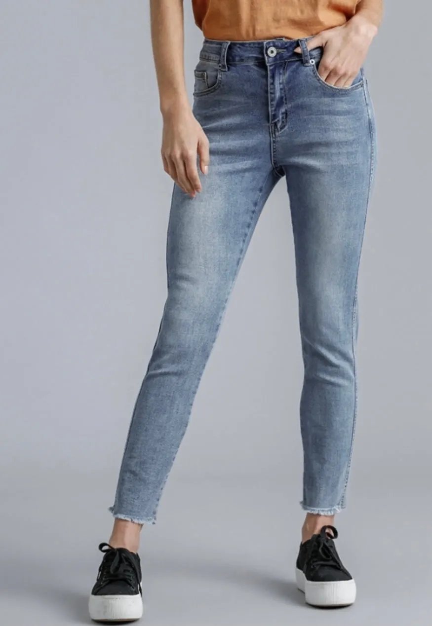 Jubilee Raw Hem Skinny Jean