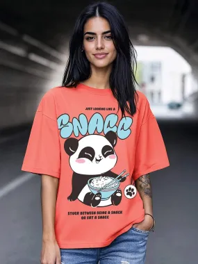 Just Looking Like A Snack Womens Drop Shoulder T shirt In BD