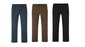 KAM Men's KBS 264 5 Pocket Slub Weave Stretch Pants in 2 Colours