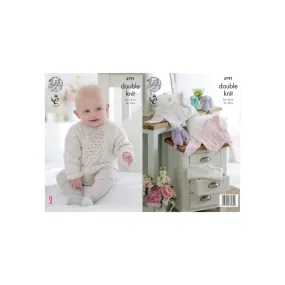 King Cole Baby Smarty DK Knitting Pattern 4791