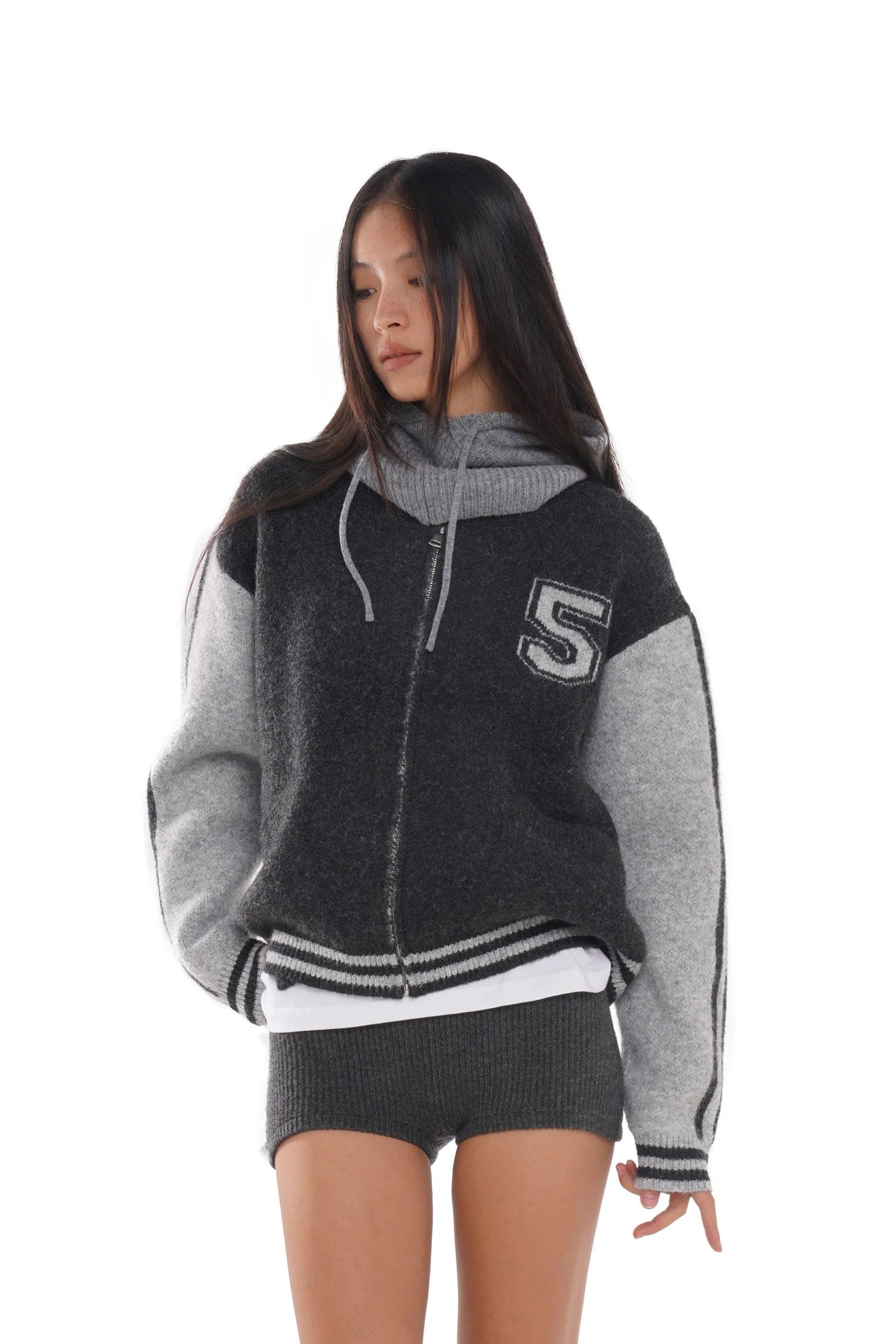 KNIT VERSITY BOMBER JACKET