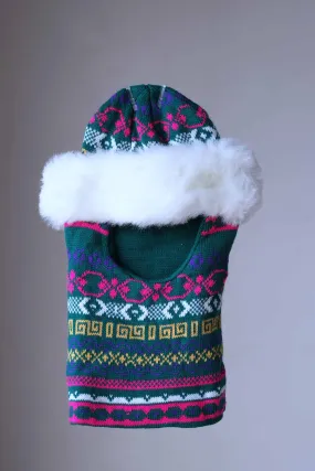 KNITTED Patterned Balaclava