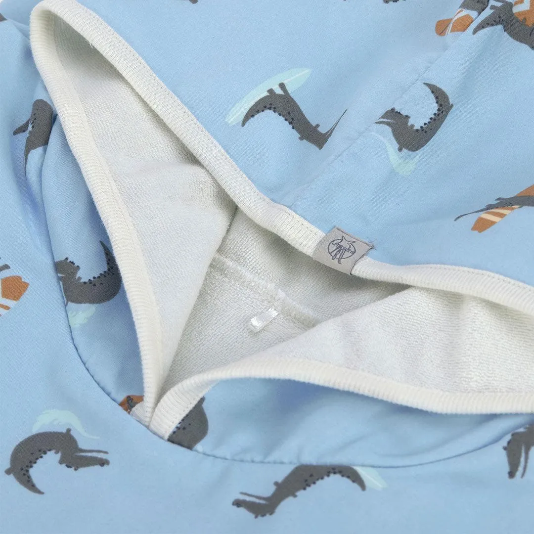 Lassig Beach Poncho - Sky Blue - Crocodile